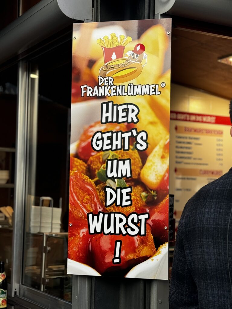 unterer Marktplatz, Würzburg, Essen, Frankenlümmel
