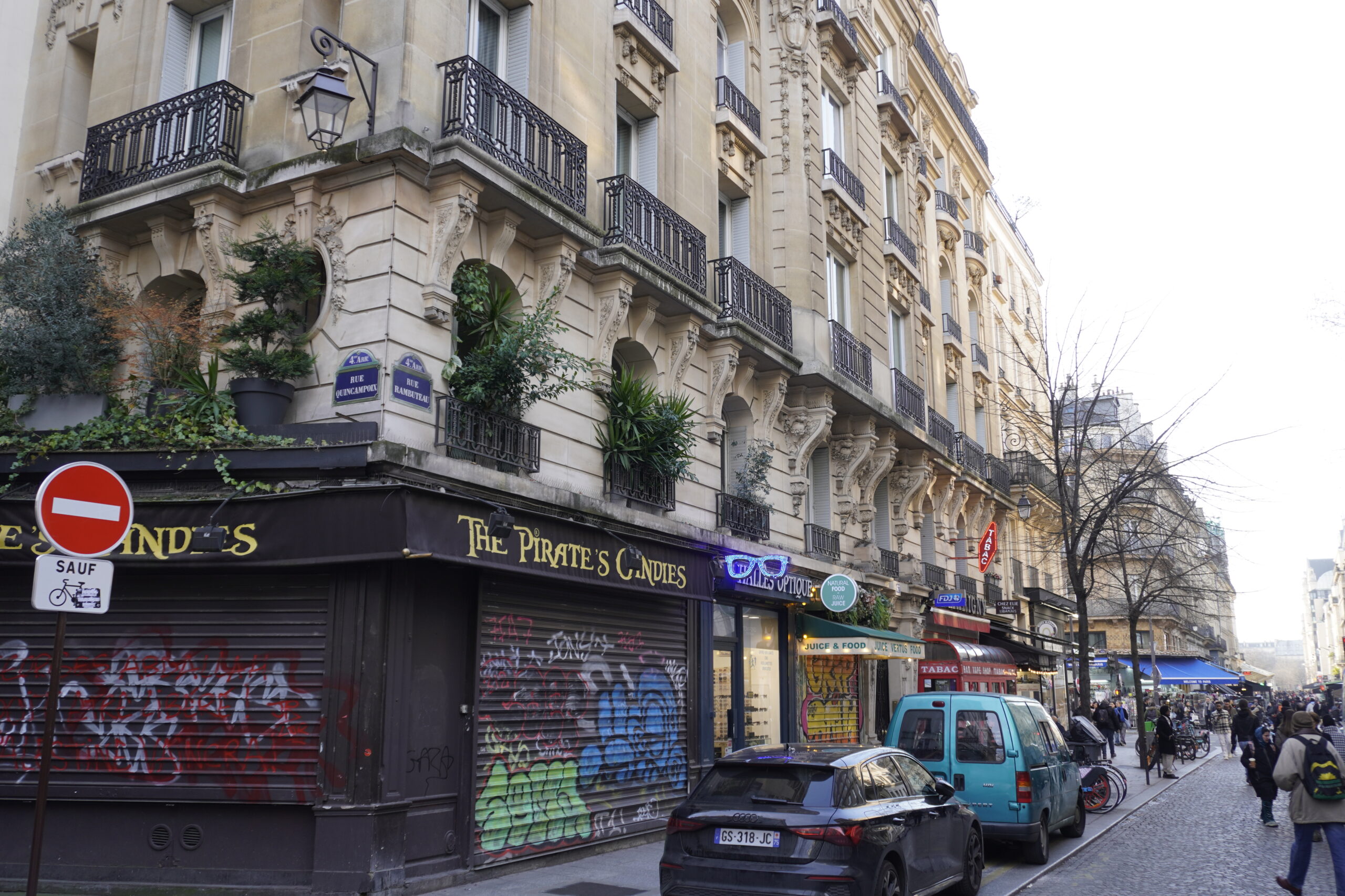 Fußgängerzonen in Paris